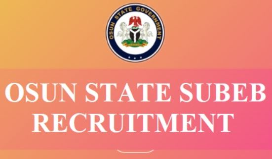 Osun SUBEB Recruitment 2024/2025 Application Form Portal